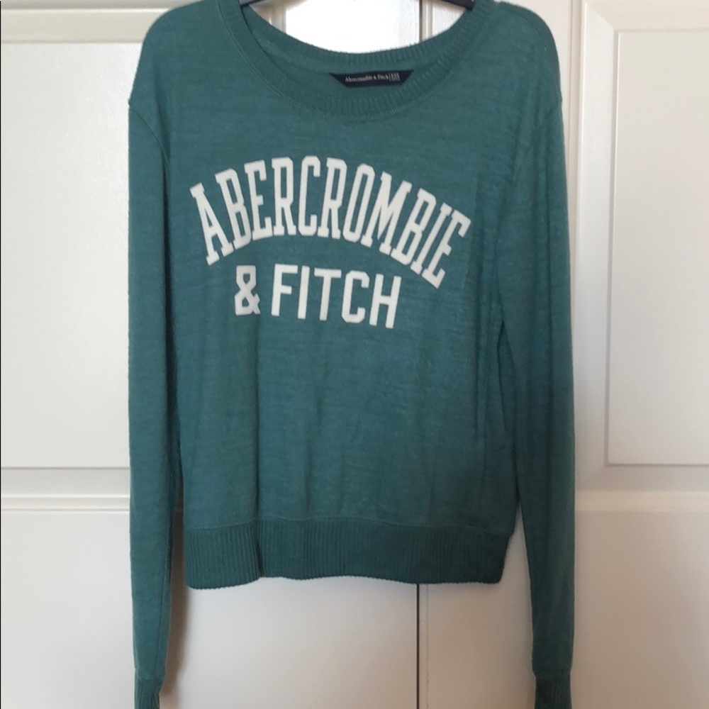 Green Abercrombie and Fitch long sleeve shirt